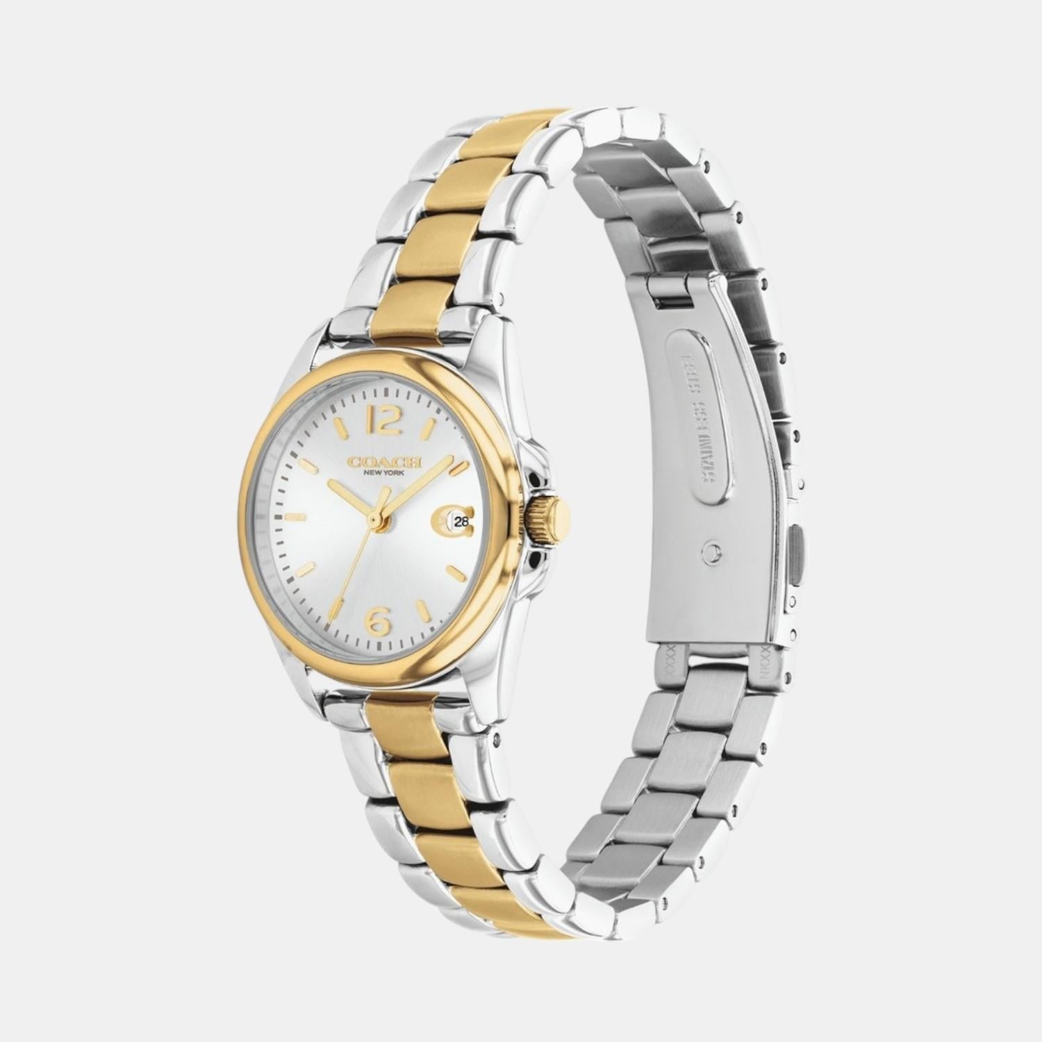 Coach Greyson Women Quartz Silver & White Dial Analog Stainless Steel Watch 14503909 - view 2