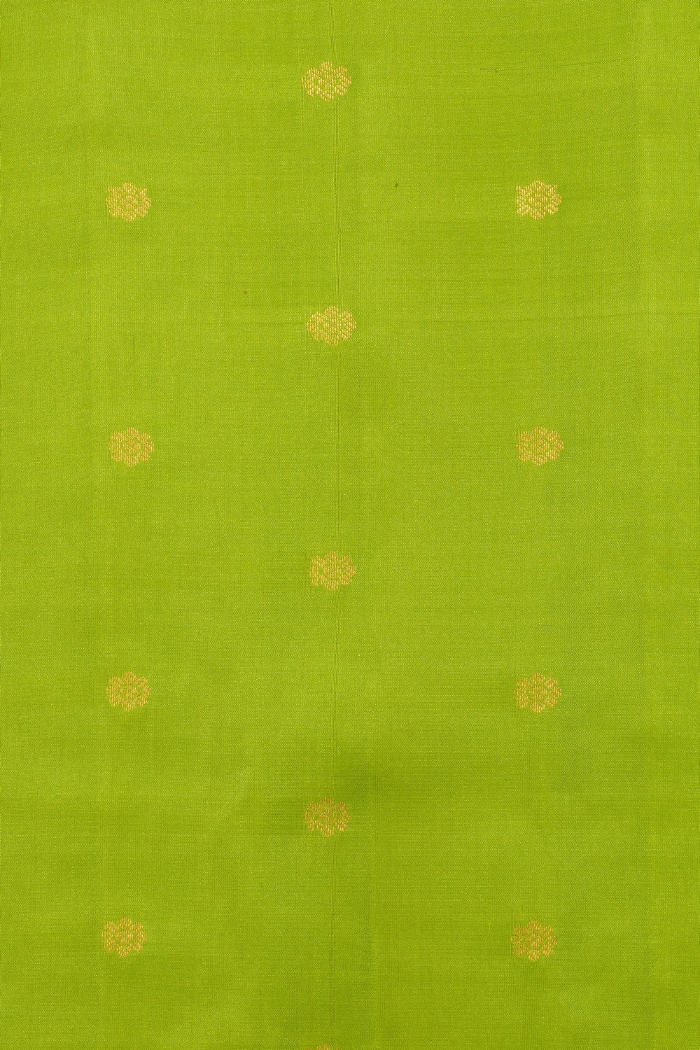 Kalanjali Gadwal Silk Green Saree – Women's - view 2