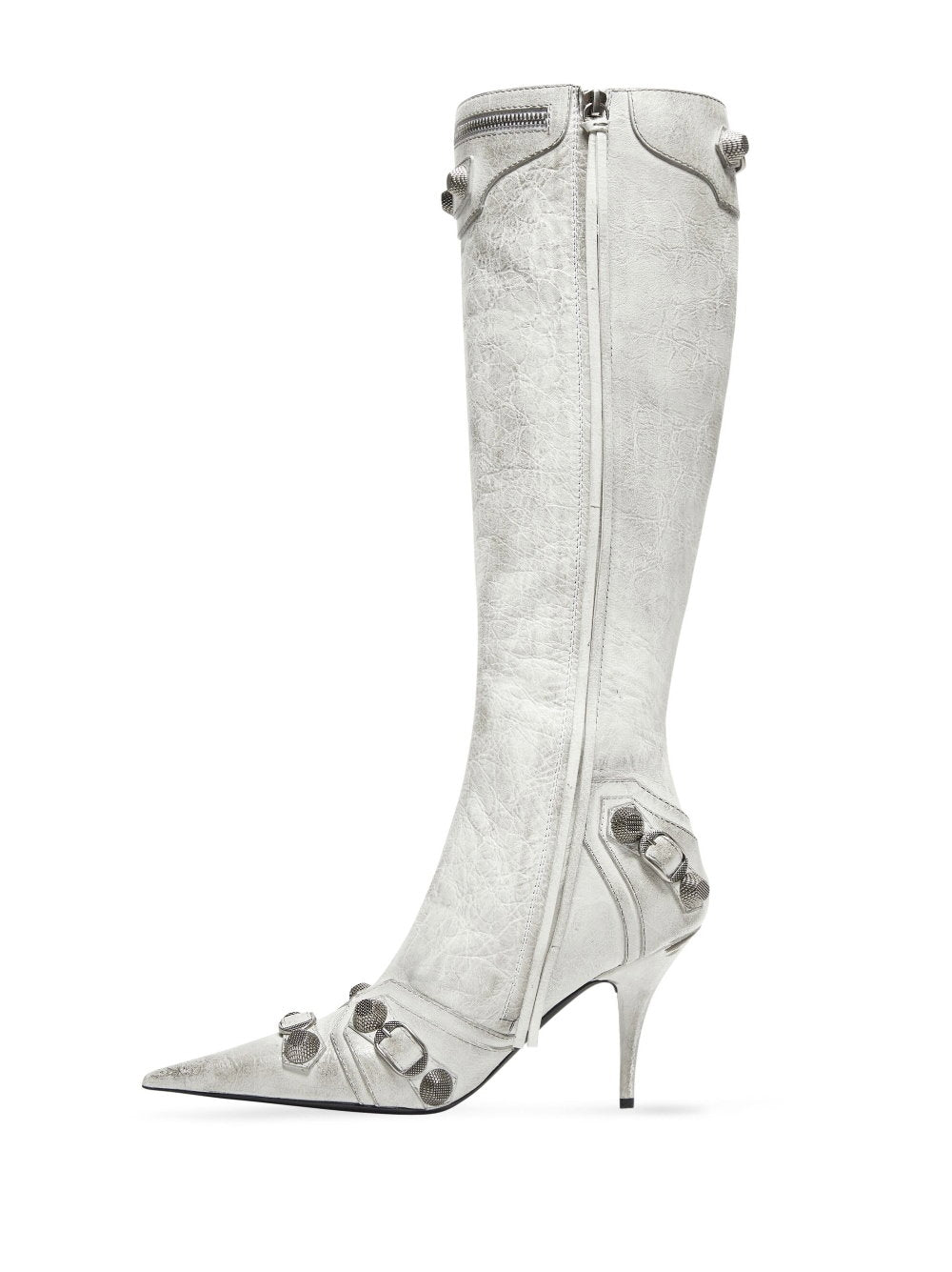 Balenciaga cagole leather boots – 100% lamb leather