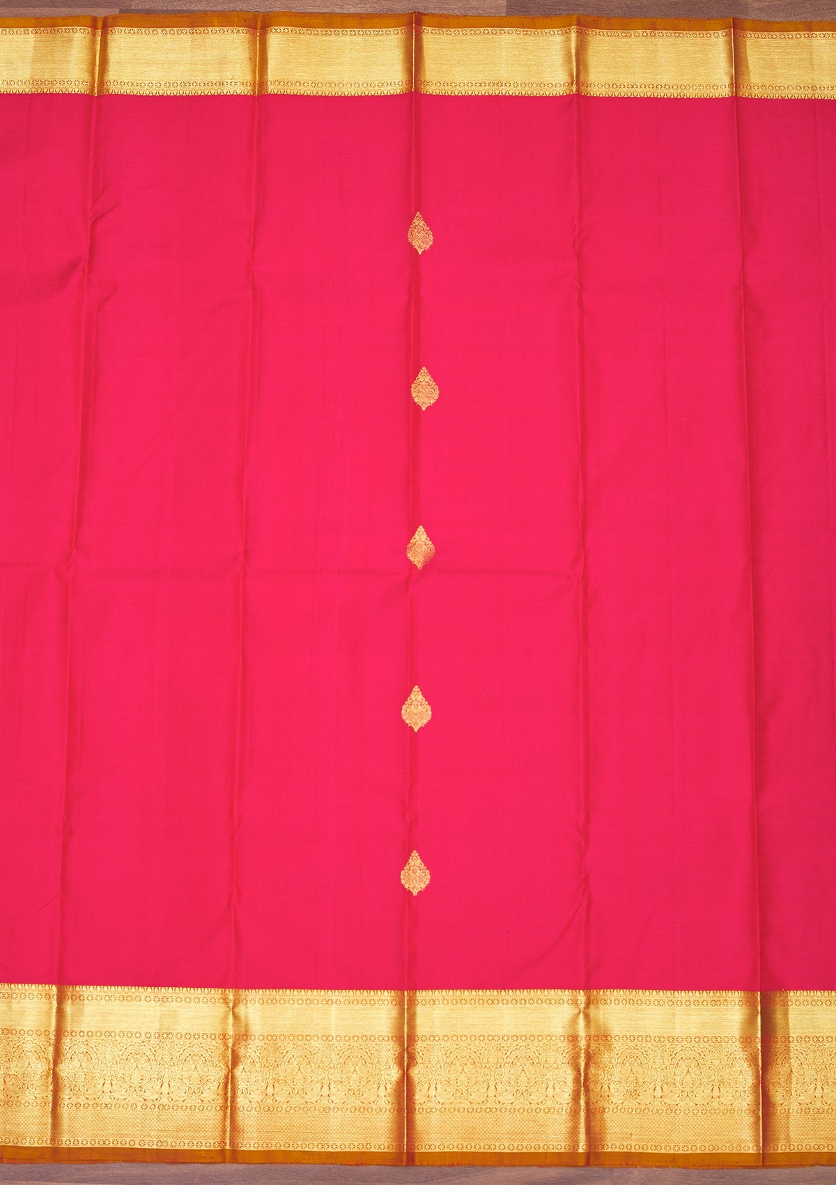 Koskii Rani Pink Zariwork Pure Silk Saree – Women's - view 6