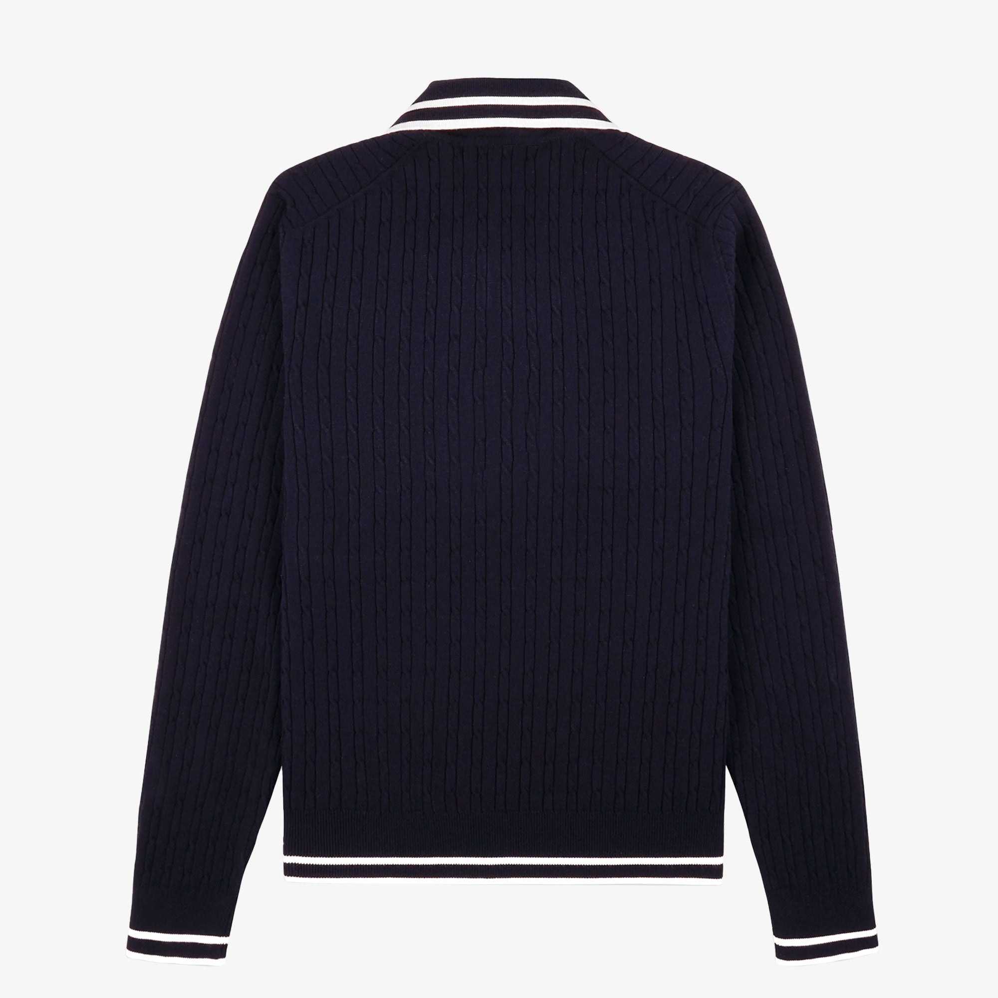 Sporty & Rich | Src Cablekint Polo { Navy/cream - view 2