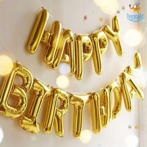 Bigsmall.in Happy Birthday Foil Balloons