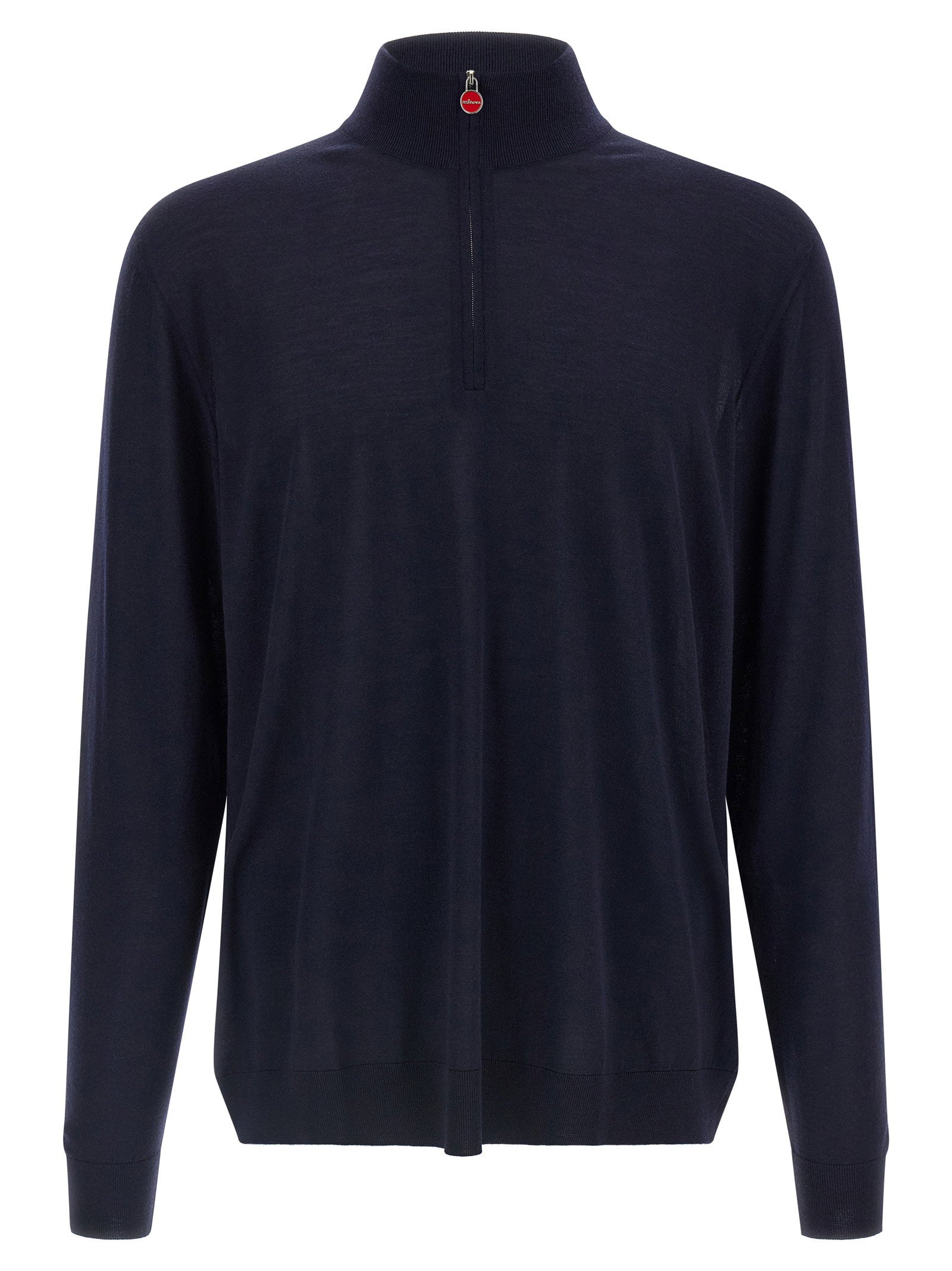 Kiton Half-zip Sweater – 100% wool