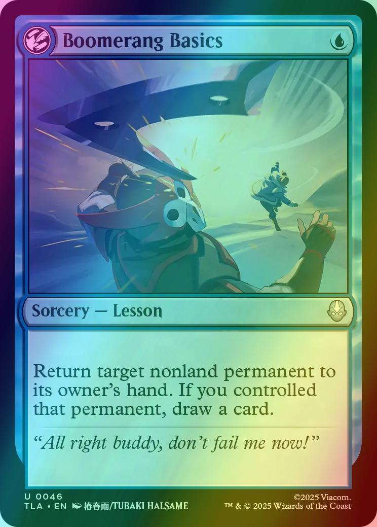 Boomerang basics 46 – Magic Boomerang Basics [46] [Avatar: The Last Airbender] [Foil]