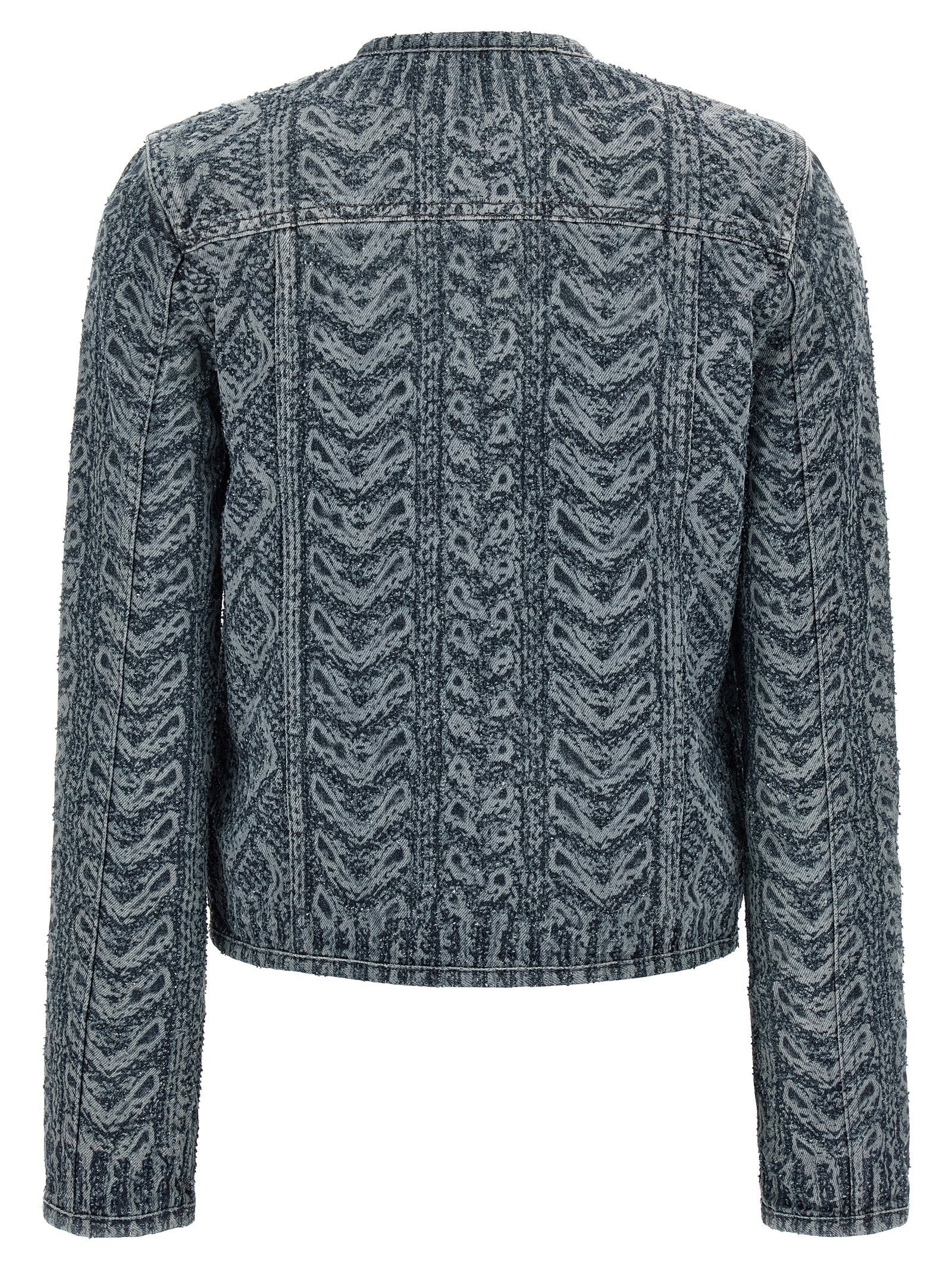 Diesel De-grafy-s2 Denim Jacket – 80% cotton, 20% hemp - view 2