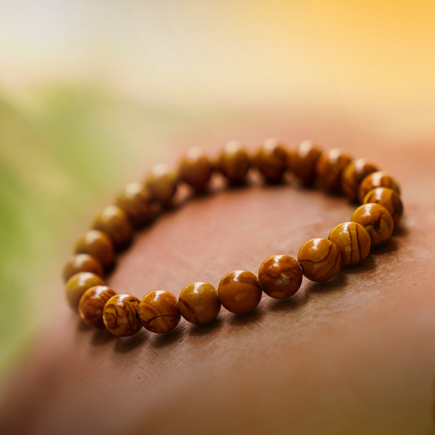 Gemsmantra Premium Plus Bracelet- Camel Jasper