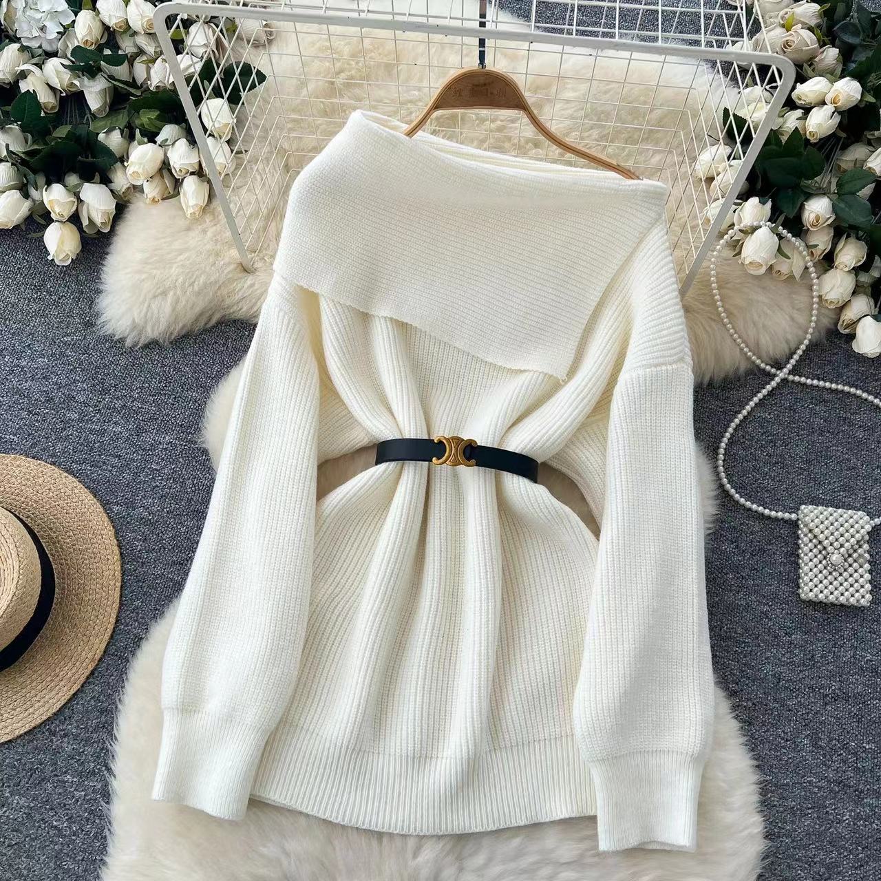 Alamode By Akanksha Amira Woolen Sweater with Belt - view 4