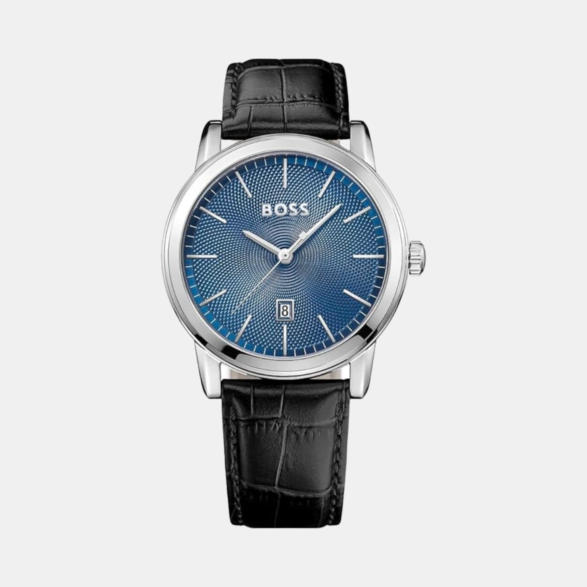 Boss Classic 1 Men Quartz Blue Dial Analog Leather Watch 1513400