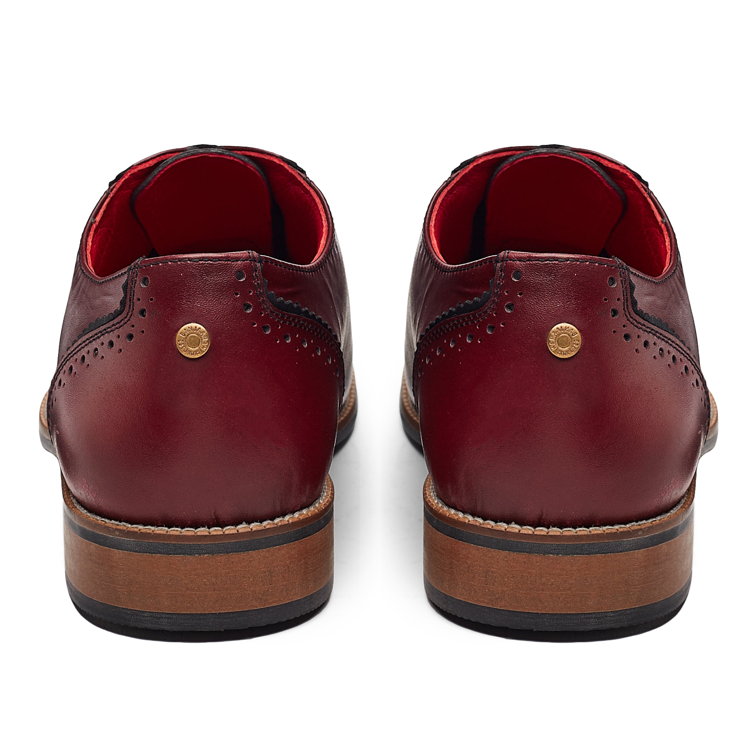 Banjaaran Studio Maharaja Brogues Men – Oxblood - view 3