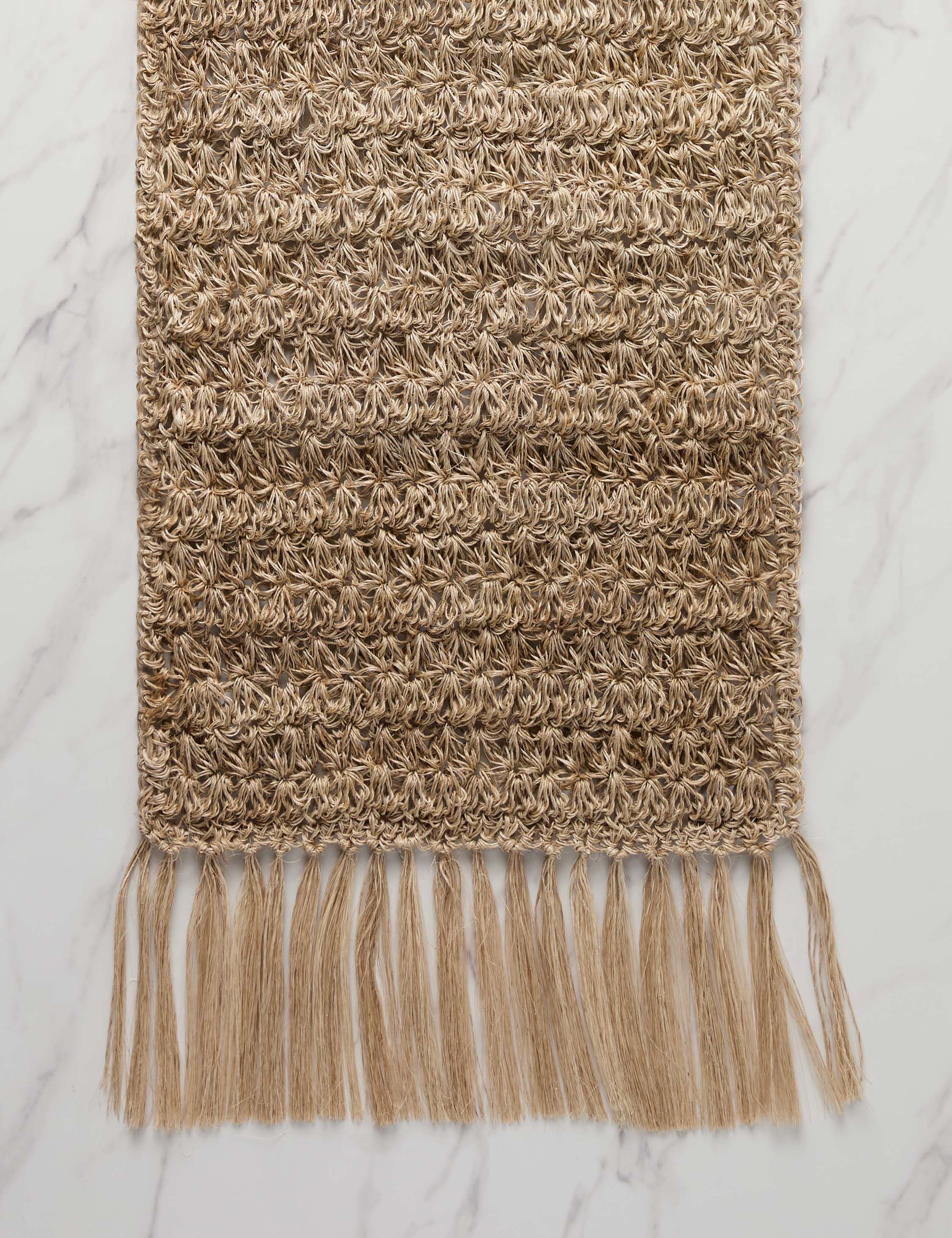 Lulu and Georgia Fique Knots Table Runner by Tallo de Olivo