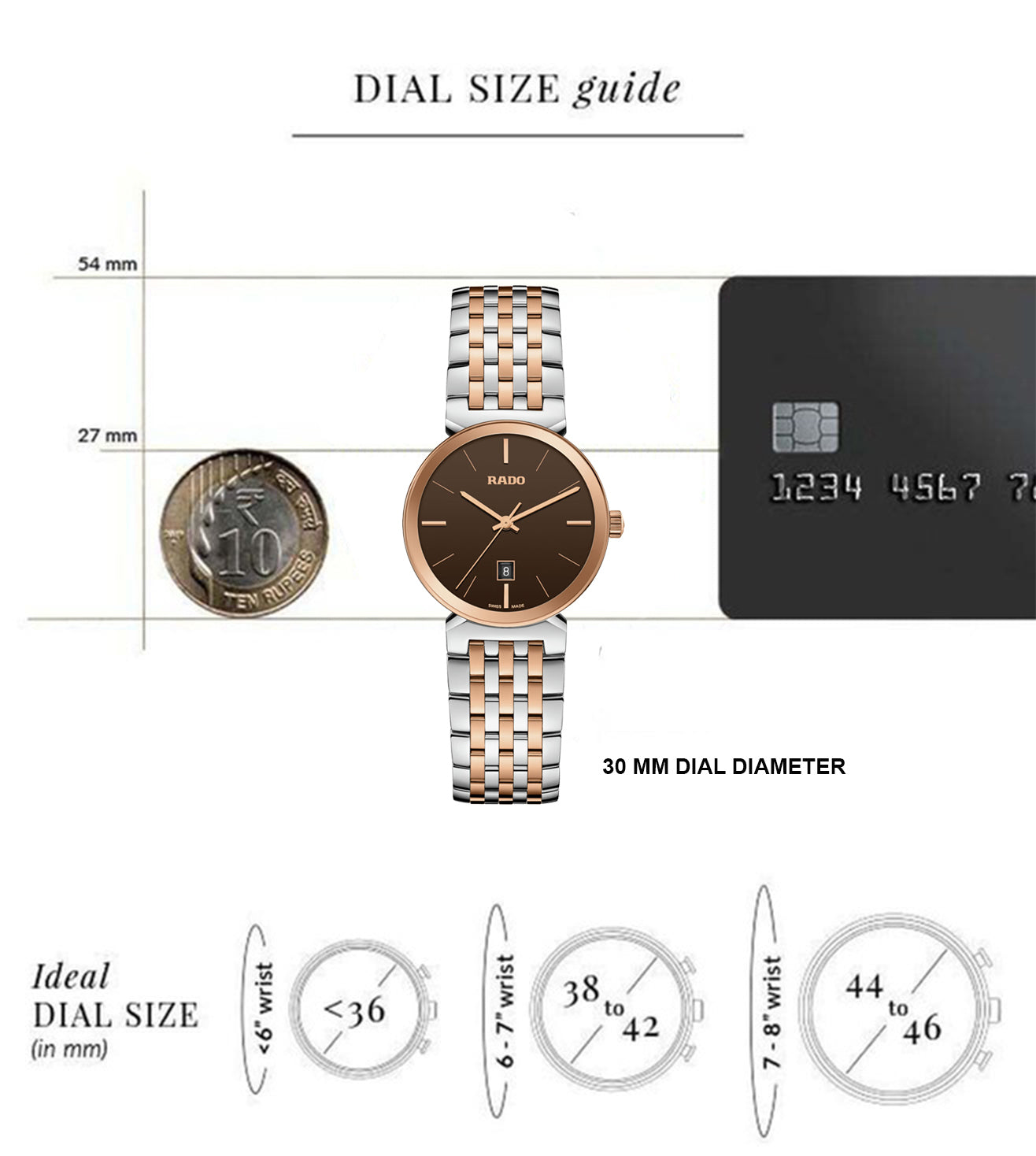 Rado Florence Brown Dial Women 30mm - view 2