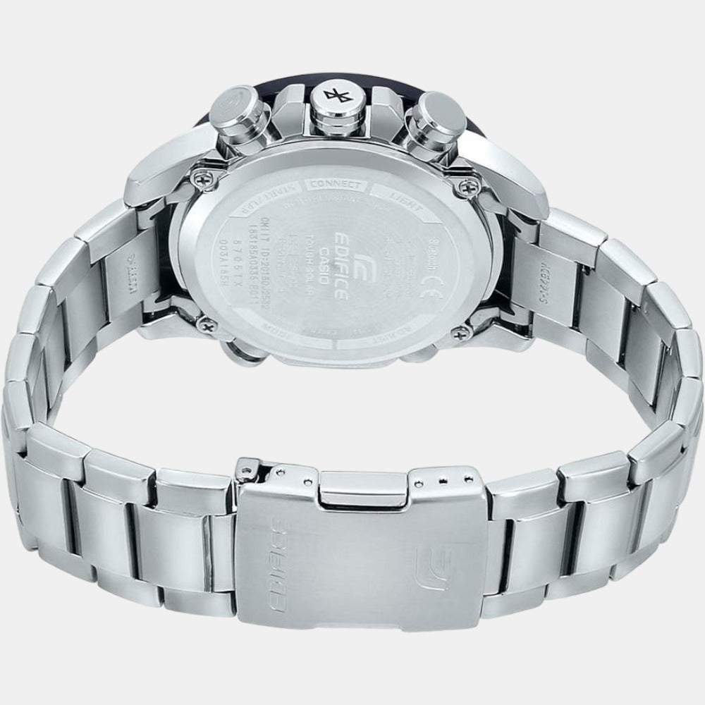 Casio Edifice Men Quartz Black Dial Analog-Digital Stainless Steel Watch EX451 - view 4