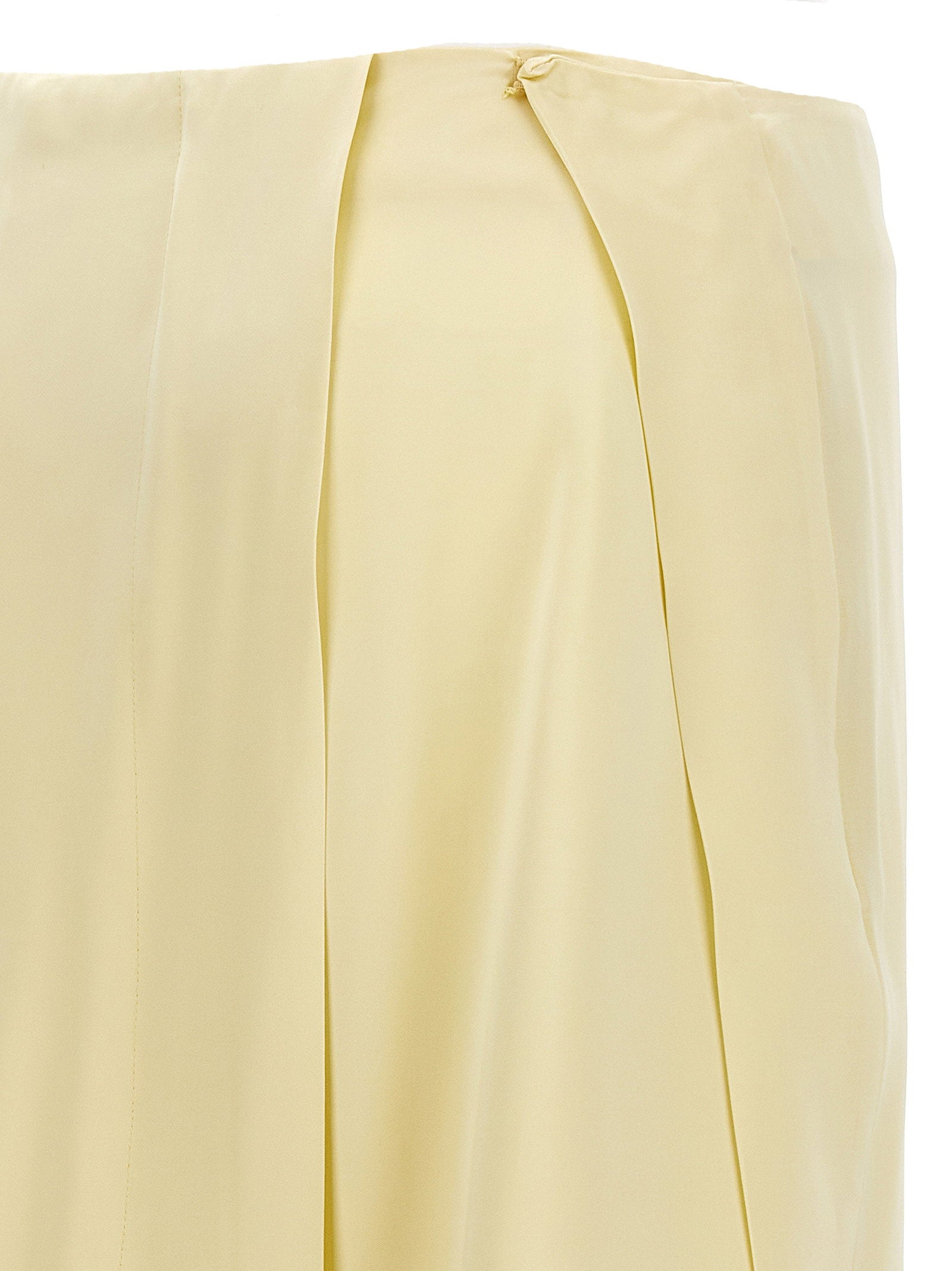 Jil Sander Satin Skirt With Side Slit – 100% viscose - view 4