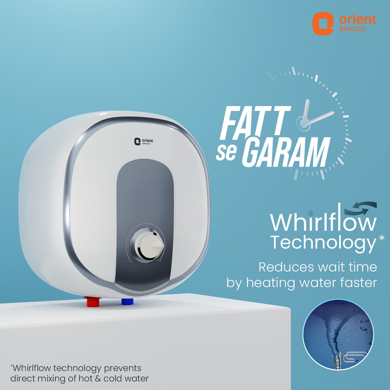 orientelectric Aquator 5-Star Water Heater (Geyser) | Suitable for High-rise Buildings | 7 Year Tank Warranty | Free Installation and Connecting Pipes - view 2