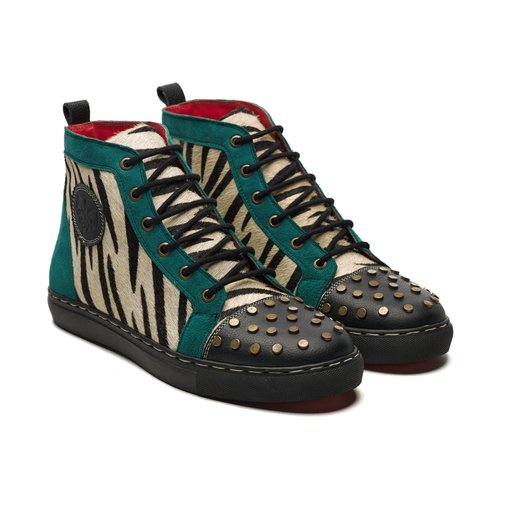 Zebra high_tops men – Banjaaran Studio Zebra High_Tops for Men (discontinued)