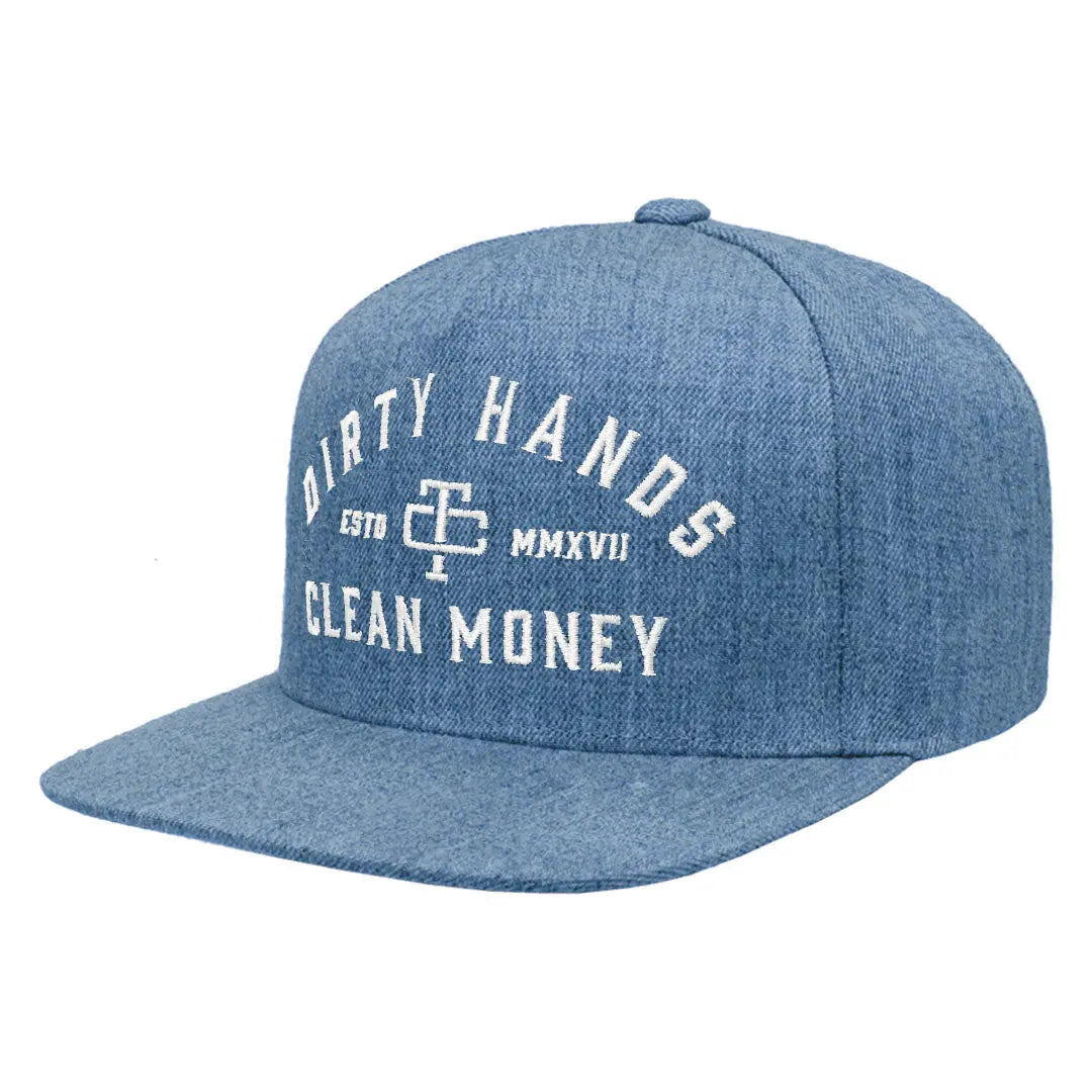 Radial DHCM Snapback Hat – Light Indigo