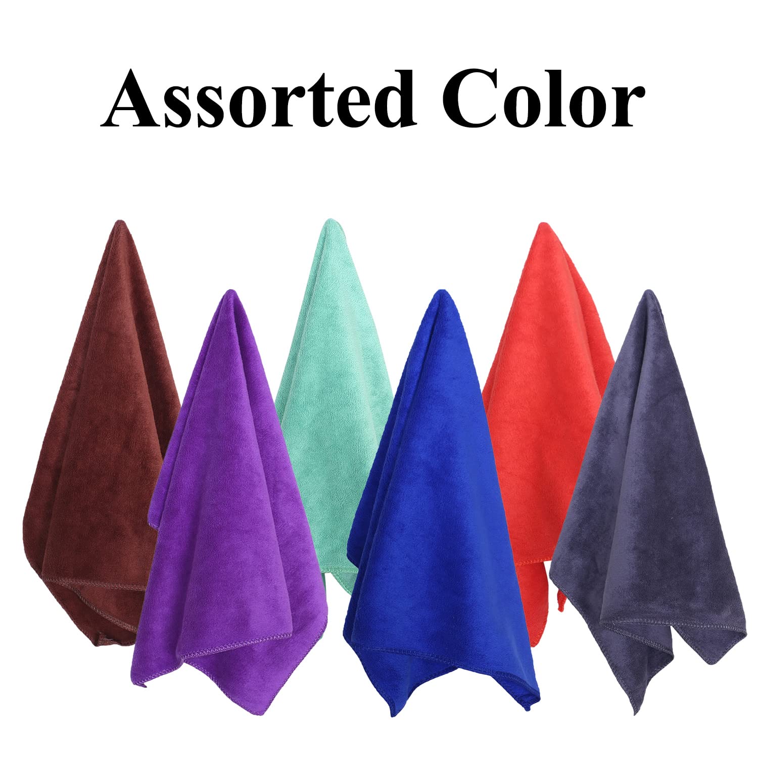 Heart Home Cleaning Cloths|Microfiber Highly Absorbent Wash Towels for Kitchen,Car,Window,24 x 16 Inch,Pack of 2 (Assorted) - view 3