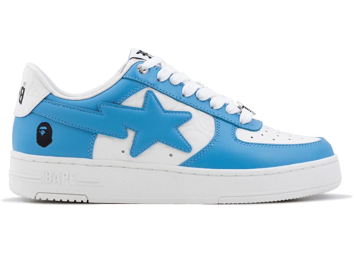 Sta low 3 – A Bathing Ape Bape Sta Low #3 White Blue Cloud Camo