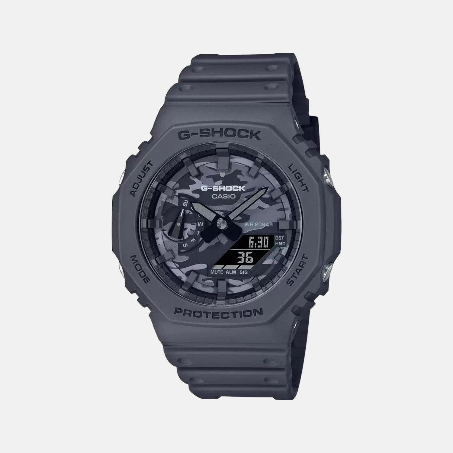 Casio G-Shock Men Quartz Black Dial Analog-Digital Resin Watch G1212