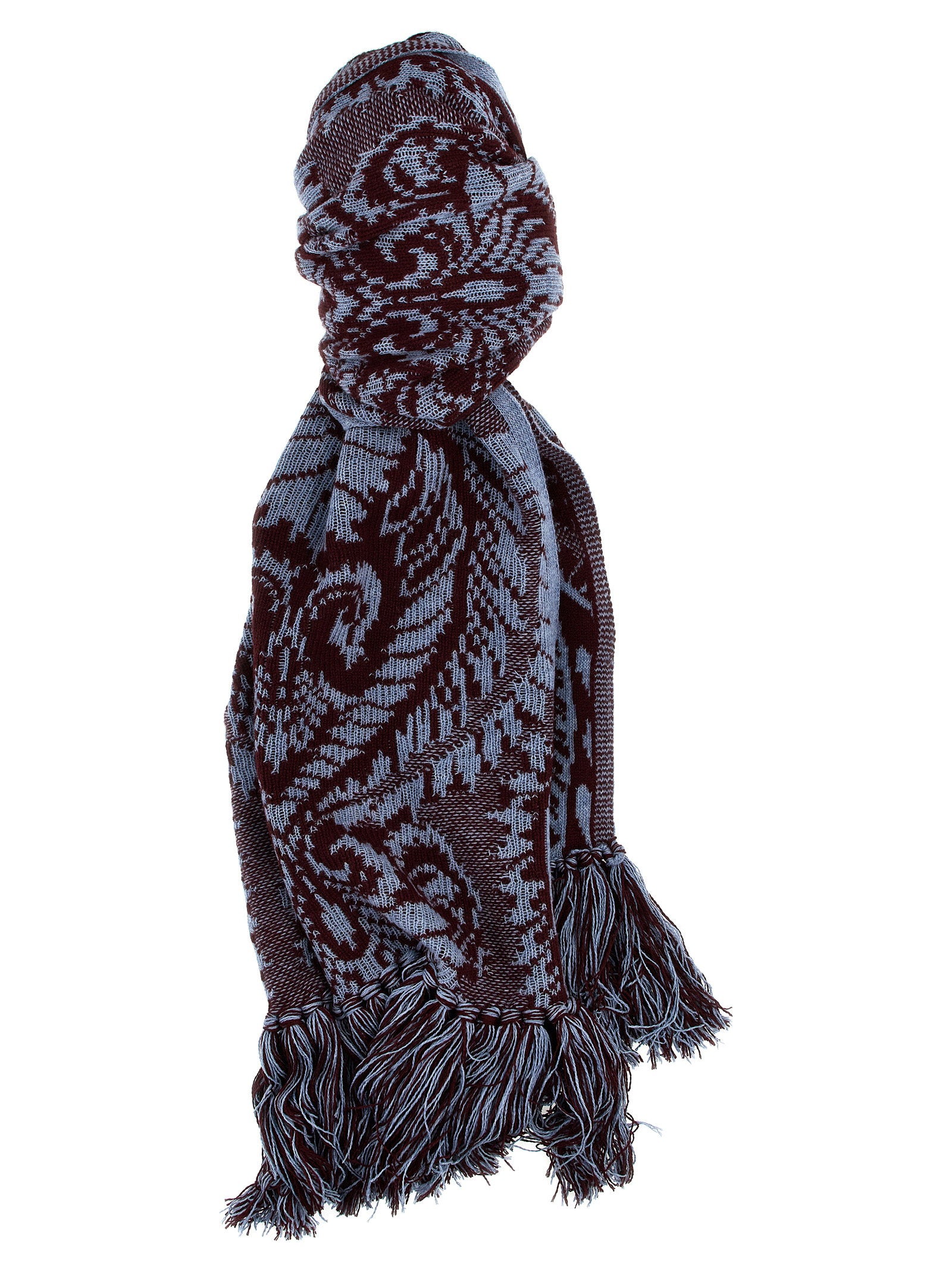 Etro Barocco Jacquard Scarf – 100% wool