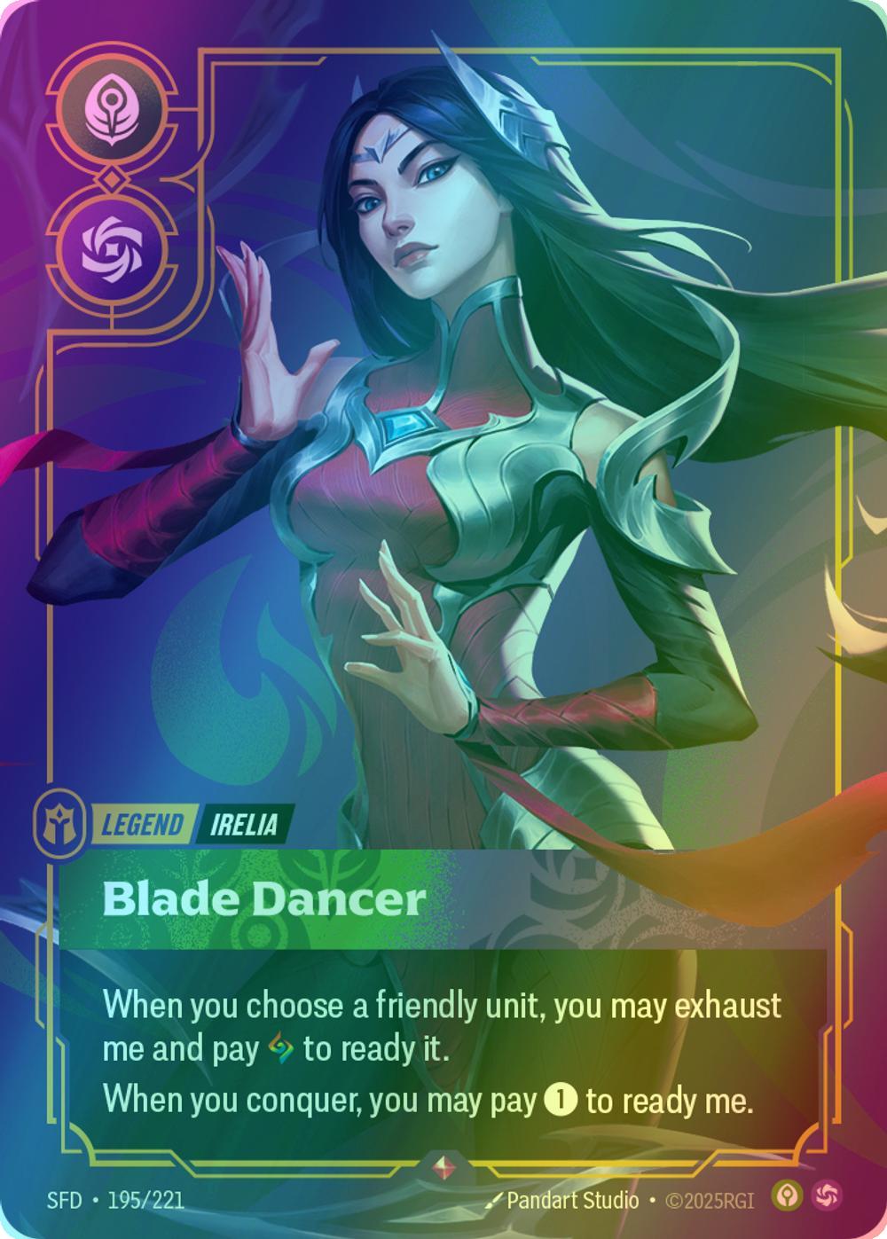 Blade dancer irelia – Riftbound Blade Dancer (Irelia) - 195/221 [Spiritforged] [Foil]