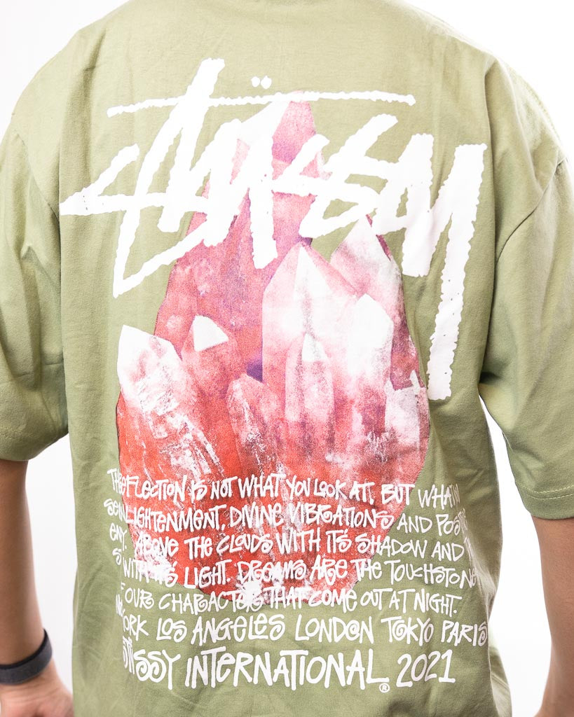 Stussy Reflection T-Shirt - Green - view 4