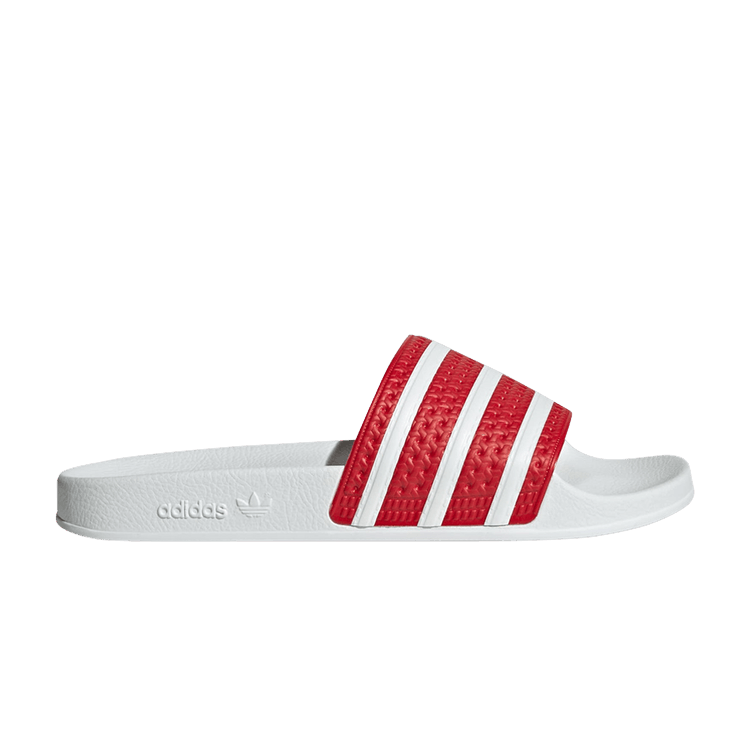 Yeezy adidas Adilette Slides Better Scarlet Cloud White