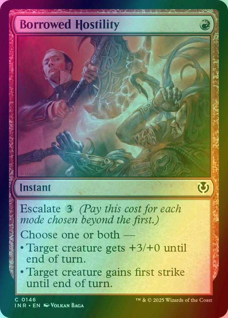 Borrowed hostility 146 – Magic Borrowed Hostility [146] [Innistrad Remastered] [Foil]