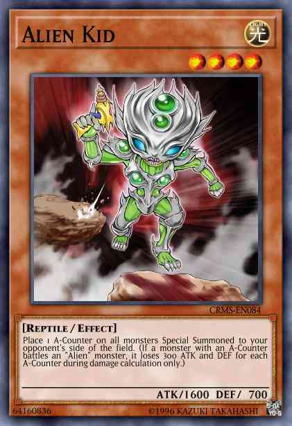 Yu-Gi-Oh! Alien Kid - CRMS-EN084 - Super Rare - 1st Edition
