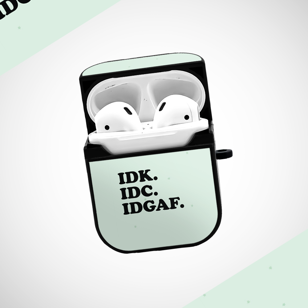 Cover It Up IDGAF Glass Airpods 2nd Gen Case Covers - view 2