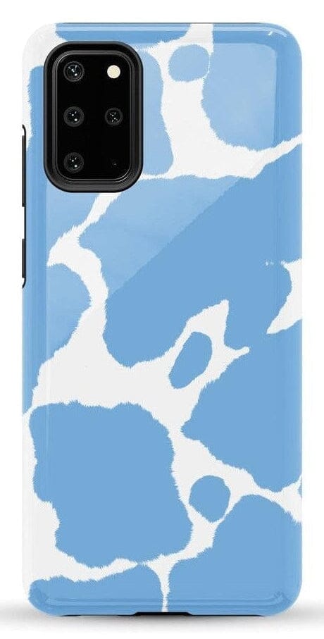 Casetry Current MOOd | Light Blue Cow Print Samsung Case - view 11