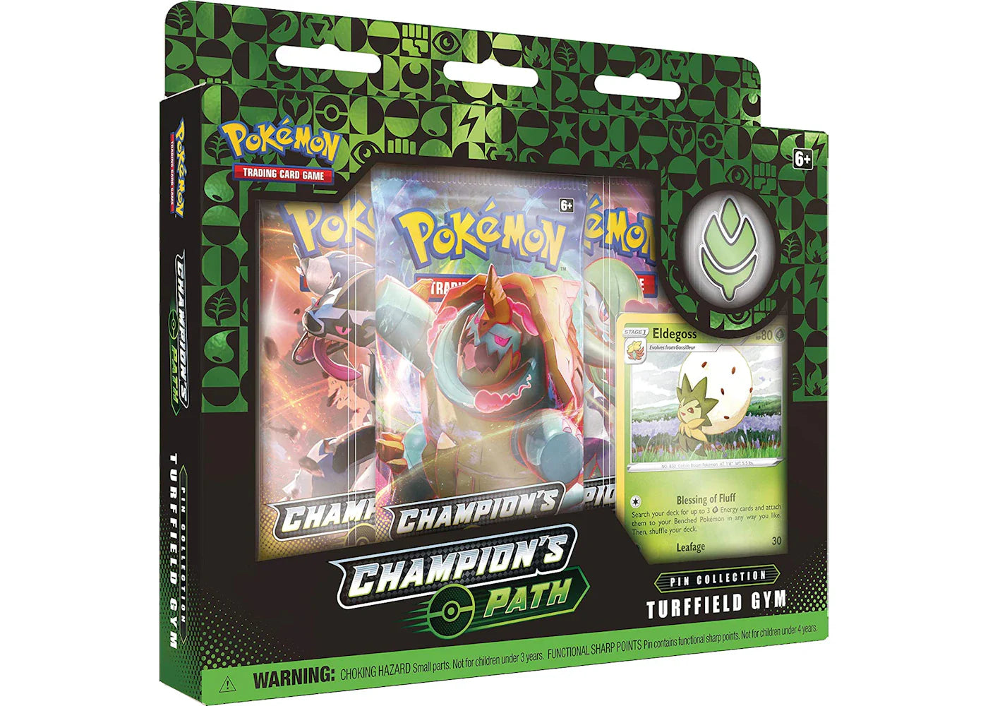Pokémon 2020 Pokemon Sword and Shield Champion's Path Pin Collection Turrfield Gym