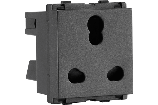 Orient Electric 3 Pin Combined Shuttered Socket - view 2