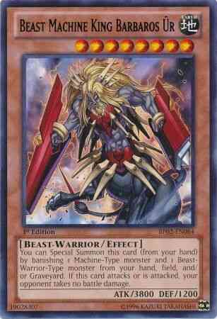 Yu-Gi-Oh! Beast Machine King Barbaros Ür - BP02-EN084 - Rare - 1st Edition