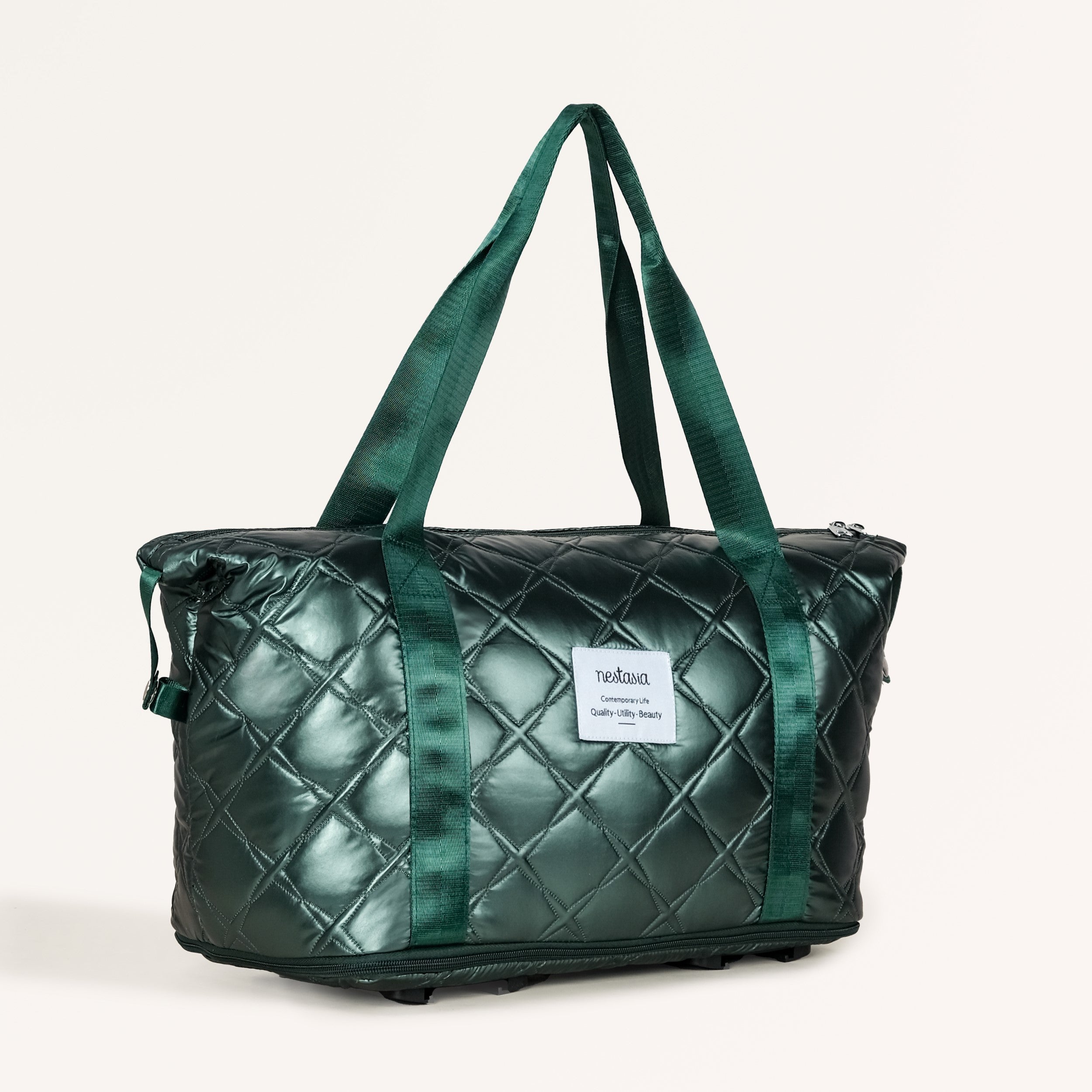 Nestasia Expandable Movo Travel Bag With Removable Wheels Metallic Green - view 2
