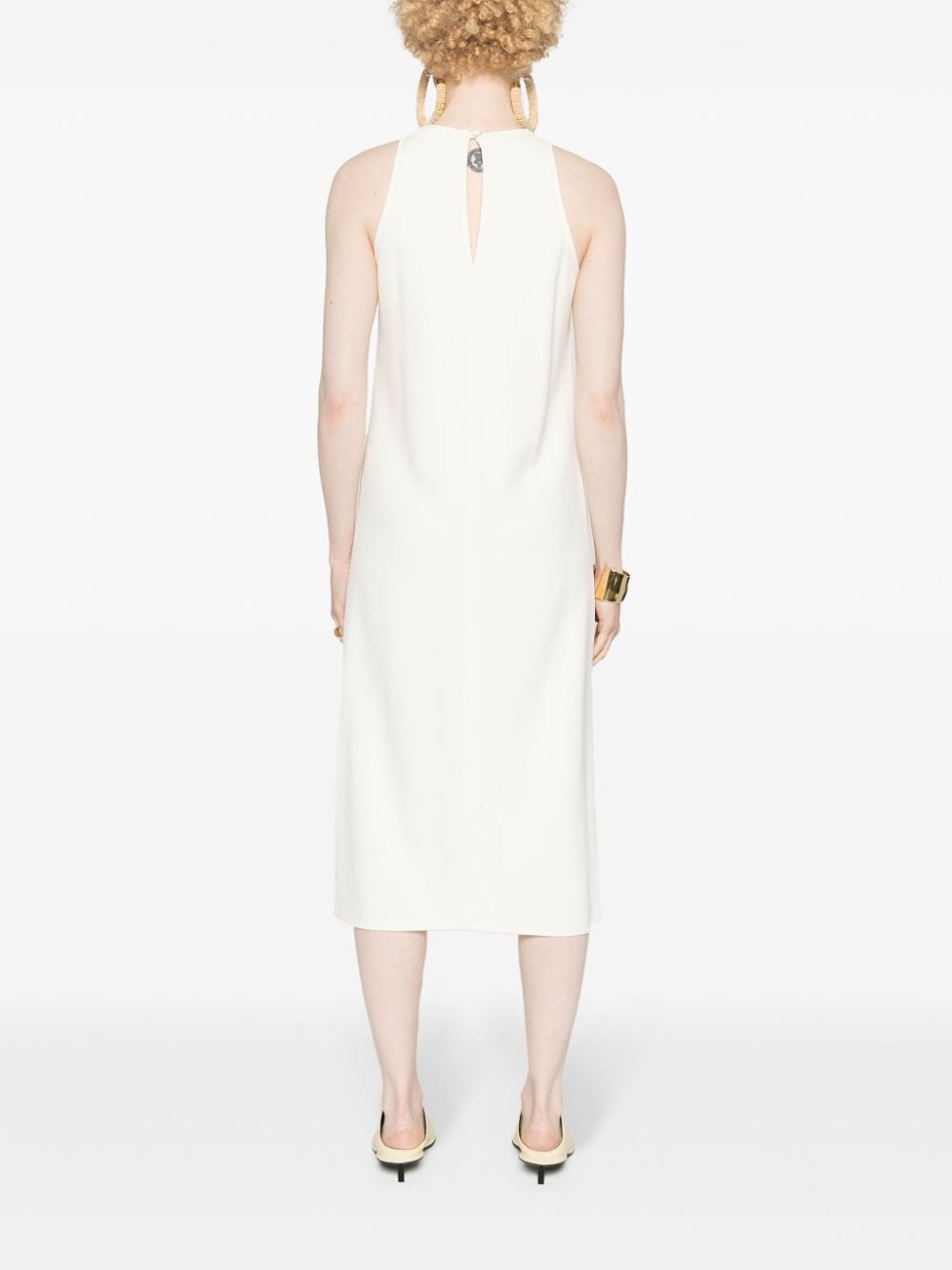 Erika Cavallini Semi-Couture Sleeveless midi dress - view 5
