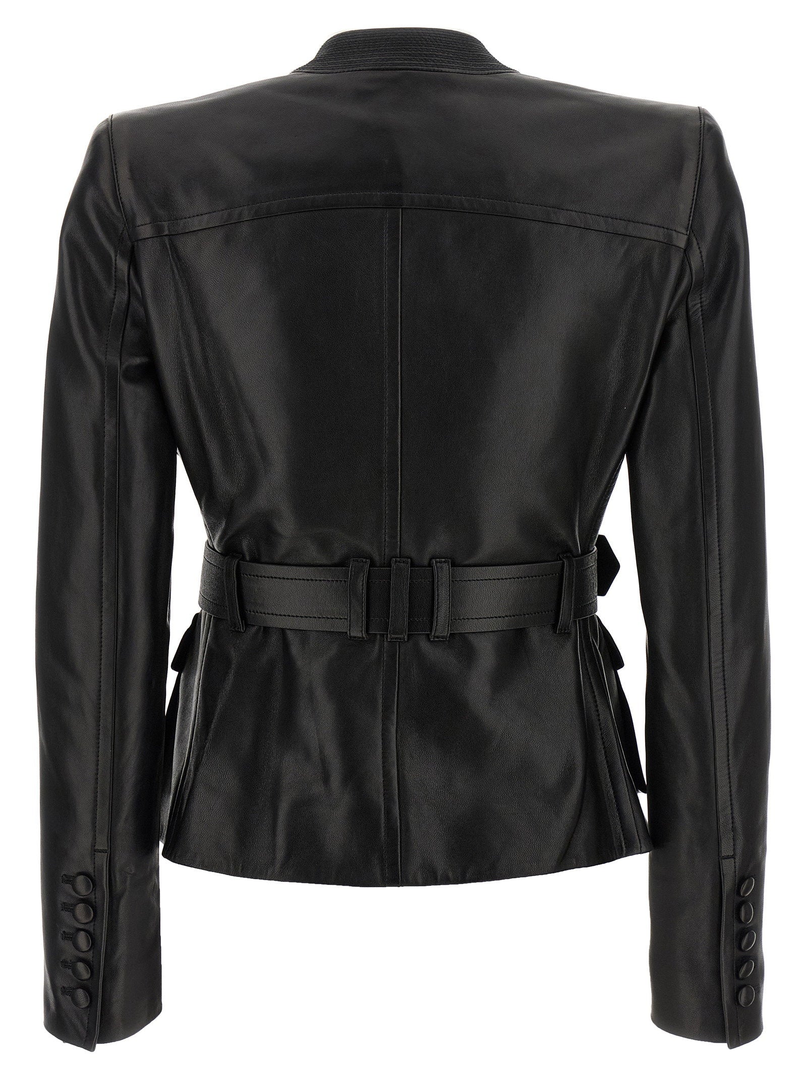 Balmain Leather Jacket - view 2