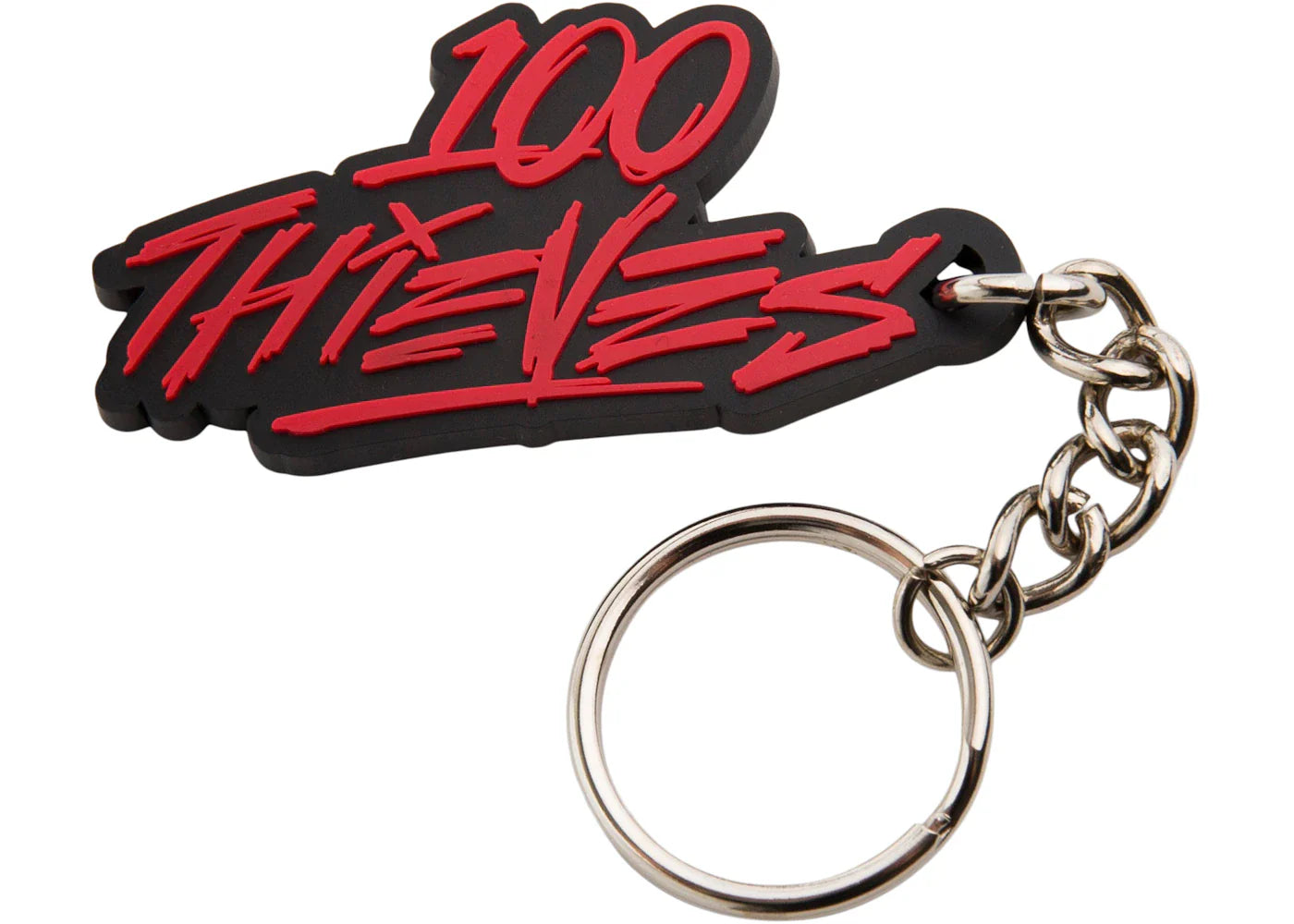 100 Thieves Foundations Geoprint Keychain Black/Red