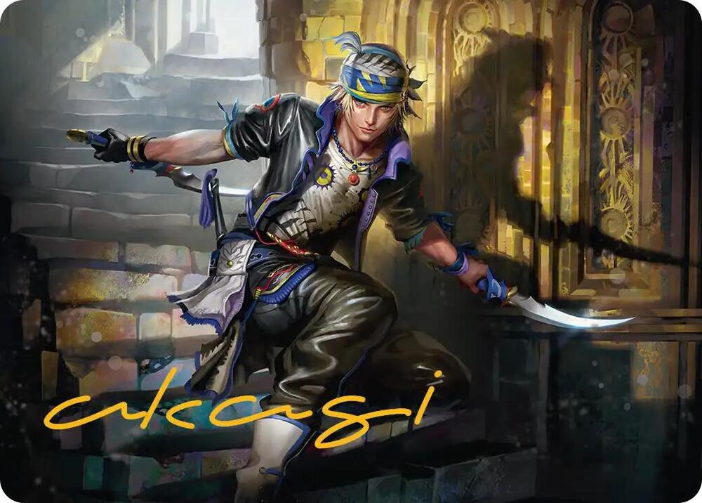 Magic 15/53 - Locke Cole Art Card [FINAL FANTASY: Art Series] [Gold-Stamped]