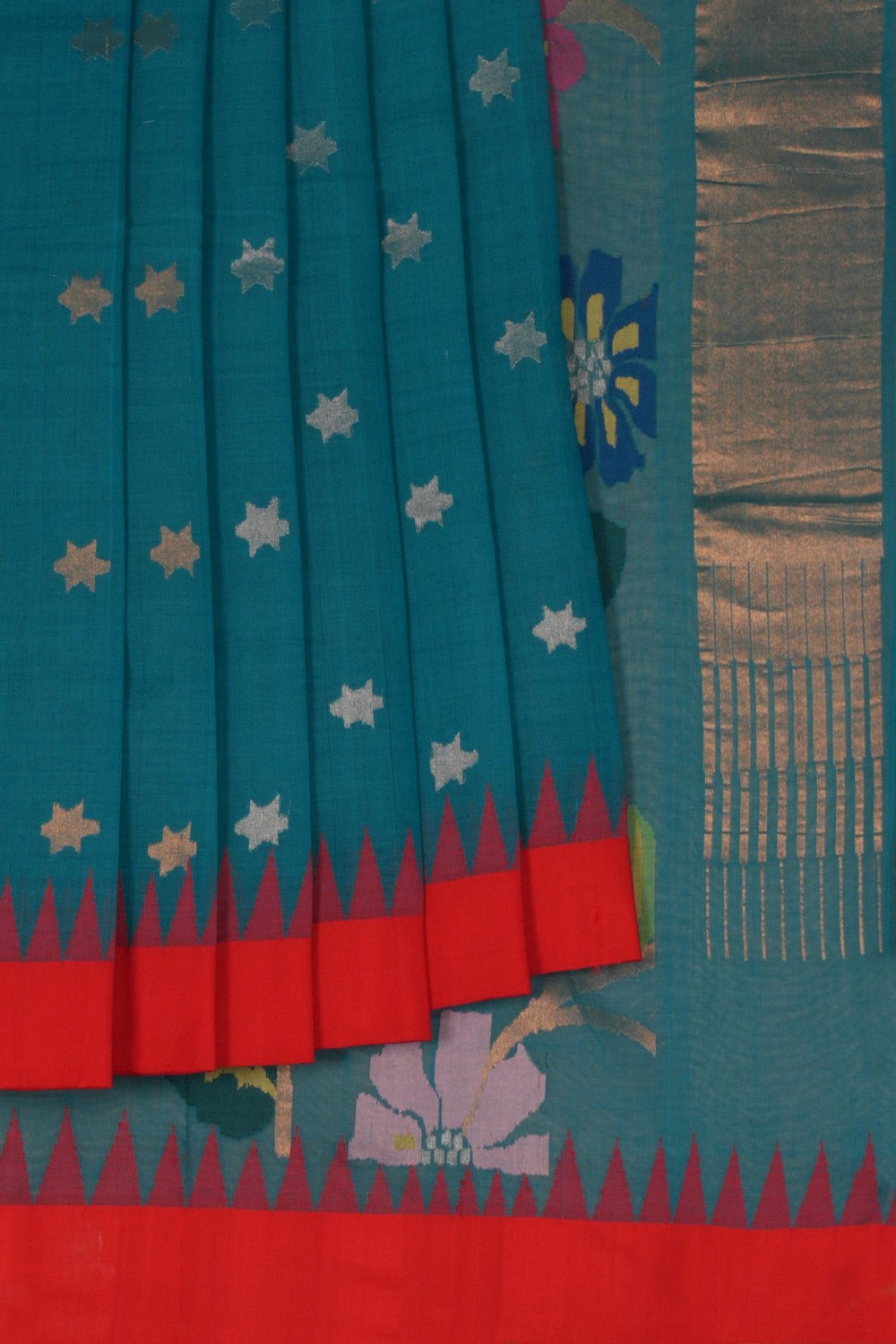 Kalanjali Cotton Jamdani Saree – Women's