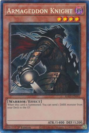 Yu-Gi-Oh! Armageddon Knight - RA03-EN002 - Prismatic Collector's Rare - 1st Edition