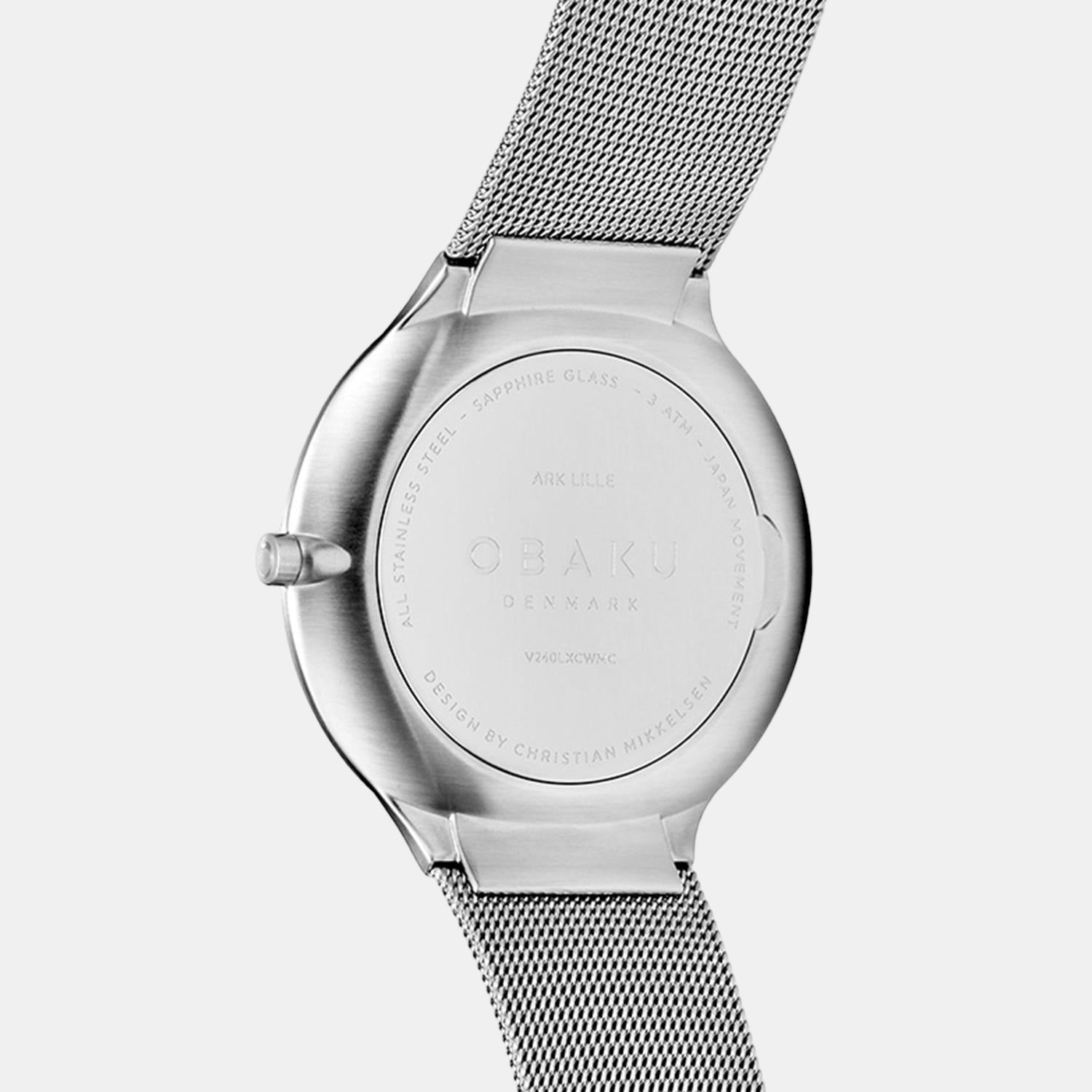 Obaku Ark Lille Women Quartz White Dial Analog Stainless Steel Watch V240LXCWMC - view 4