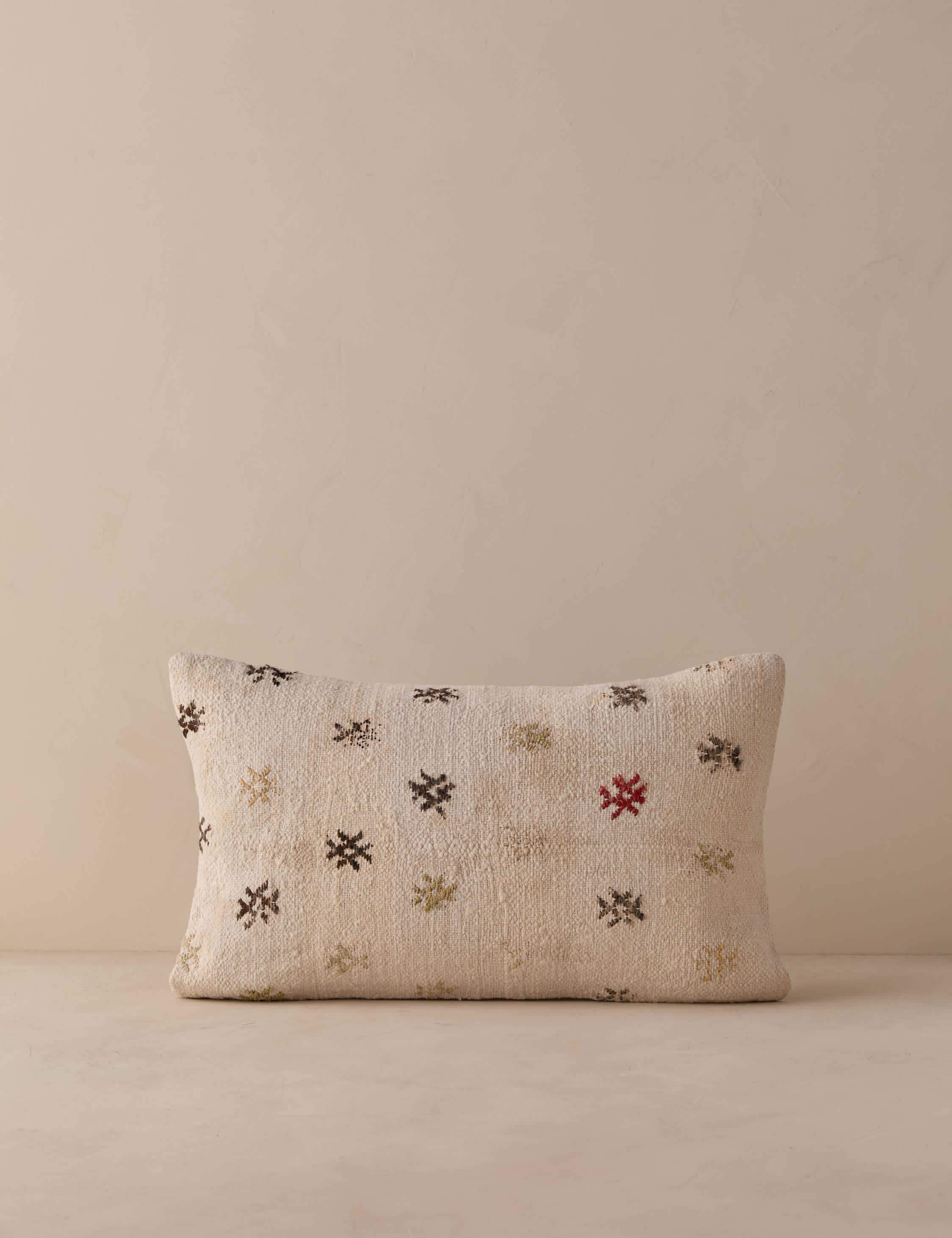 Lulu and Georgia Vintage Lumbar Pillow No. 333, 12" x 20"
