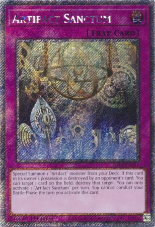 Yu-Gi-Oh! Artifact Sanctum - RA04-EN217 - Platinum Secret Rare - 1st Edition