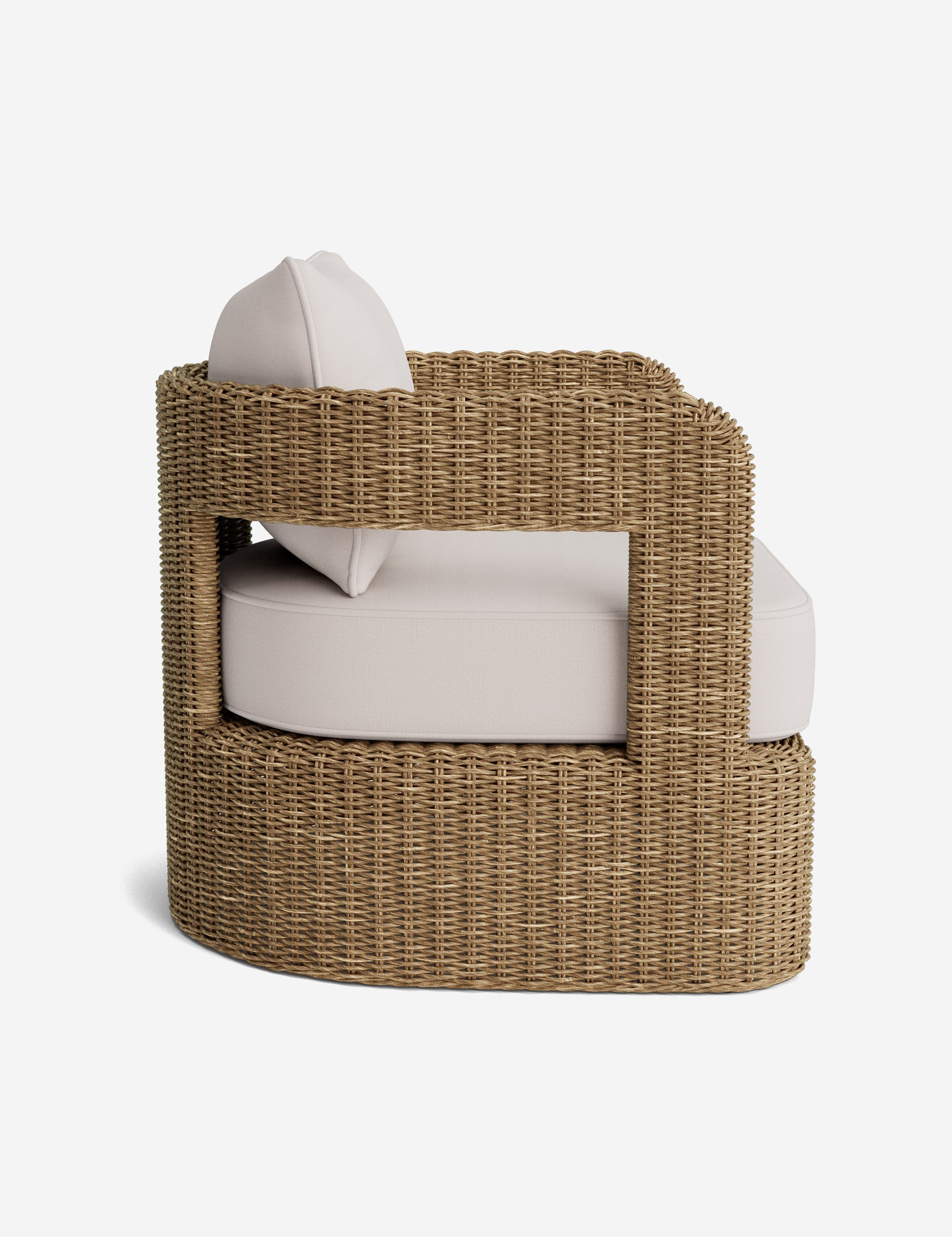 Lulu and Georgia Hadler Outdoor Swivel Lounge Chair - view 34