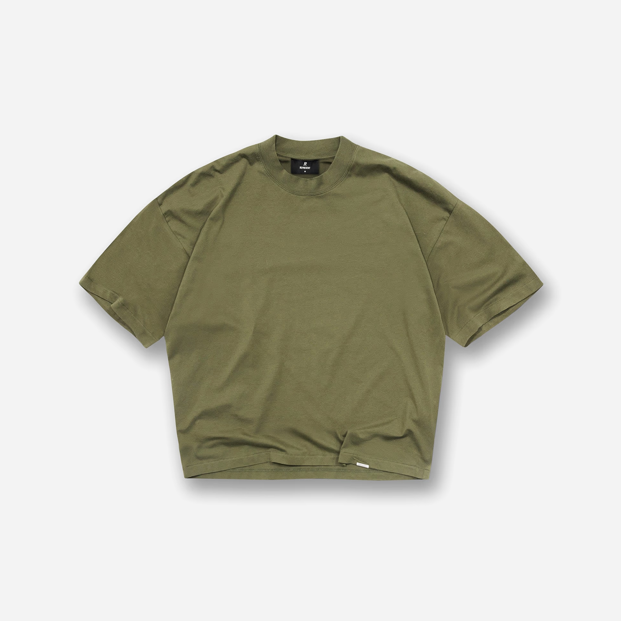 REPRESENT SS25 Initial Boxy T-Shirt Army Green