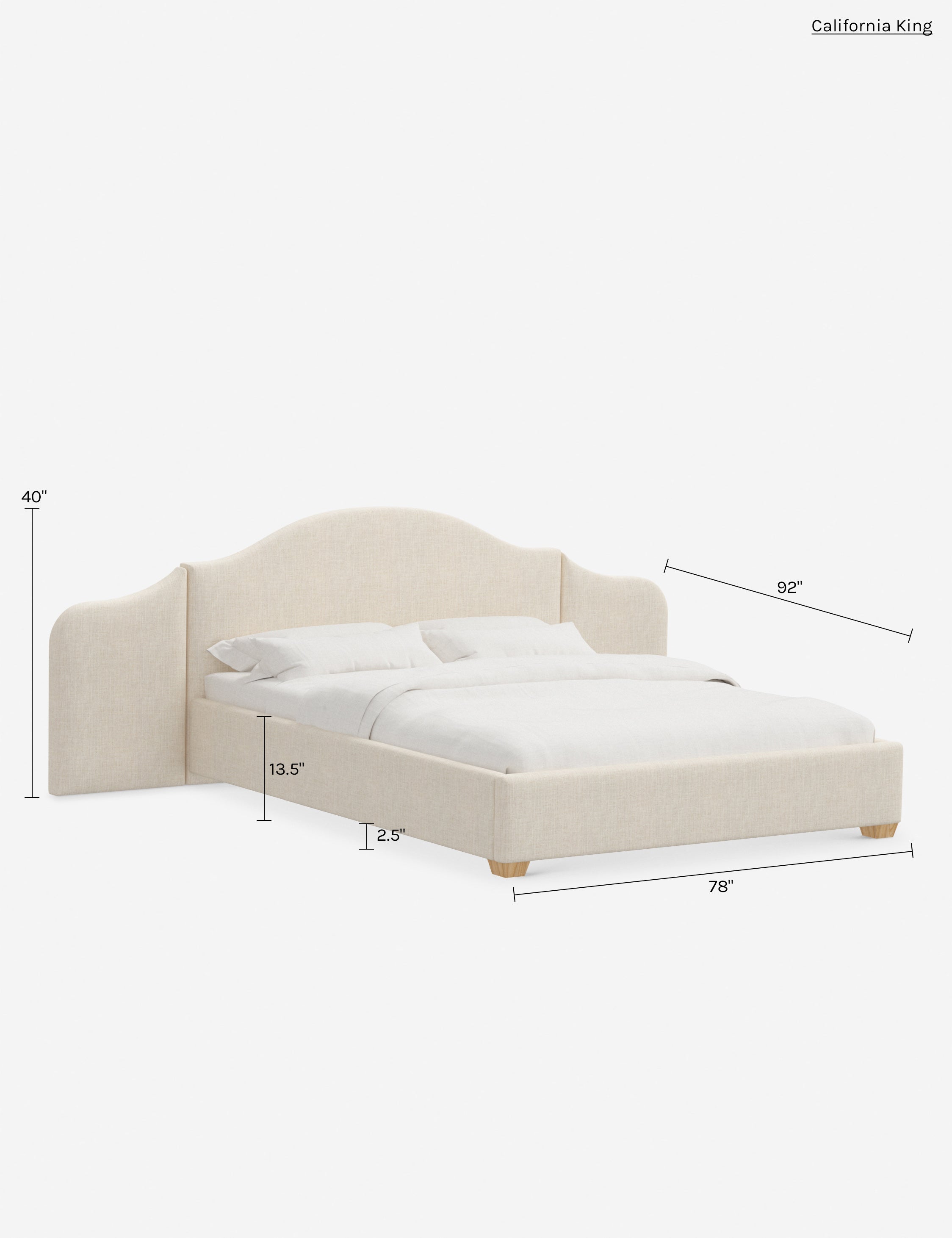 Lulu and Georgia Padden Extended Headboard Platform Bed - view 219