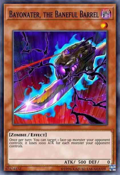 Bayonater the baneful – Yu-Gi-Oh! Bayonater, the Baneful Barrel - CHIM-EN030 - Common - 1st Edition