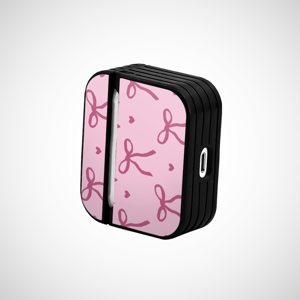 Cover It Up Hearts and Bow Glass Airpods Pro 2 Case Covers - view 3