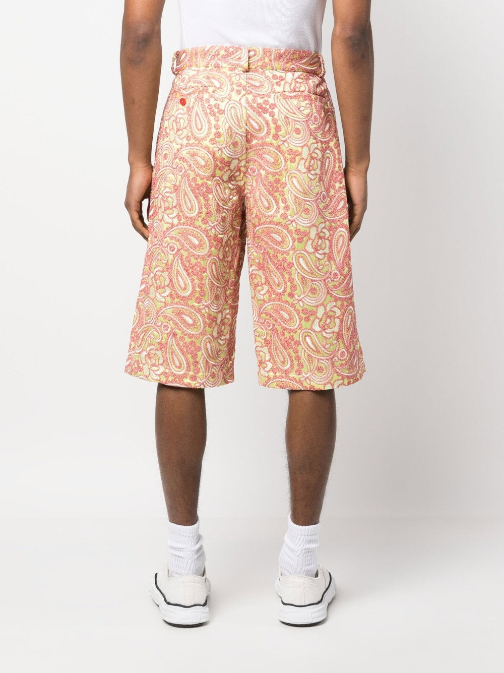 Bluemarble All over embroidered shorts – 100% polyester - view 2